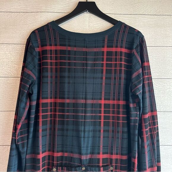 Hearth and Hand with Magnolia Unisex Pajamas Union Suit Holiday Plaid Size XL - Picture 12 of 14